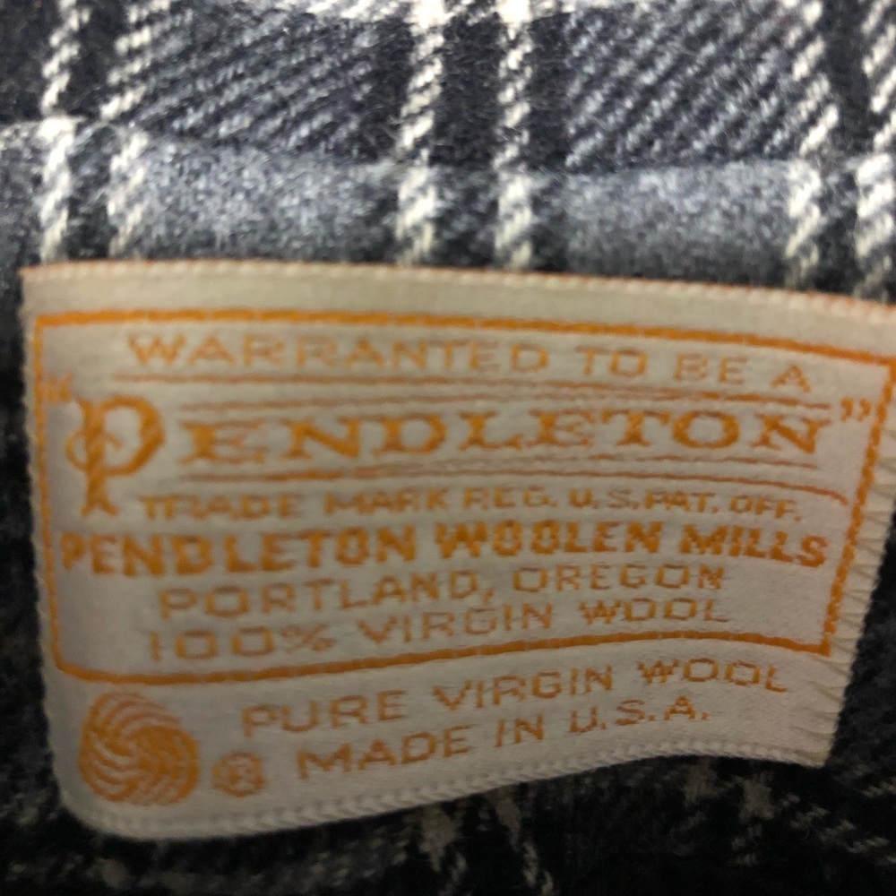Vintage Pendleton plaid pure virgin wool blazer made USA women’s size 16 - Picture 3 of 13